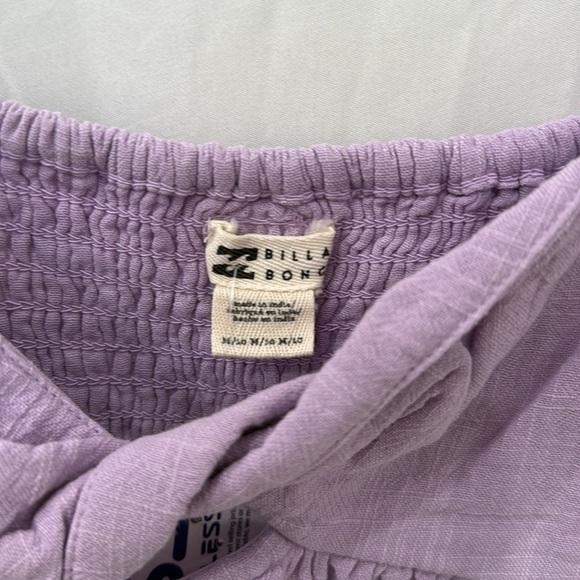 Billabong in a twist mini dress in lilac NWT  size medium - Picture 6 of 9
